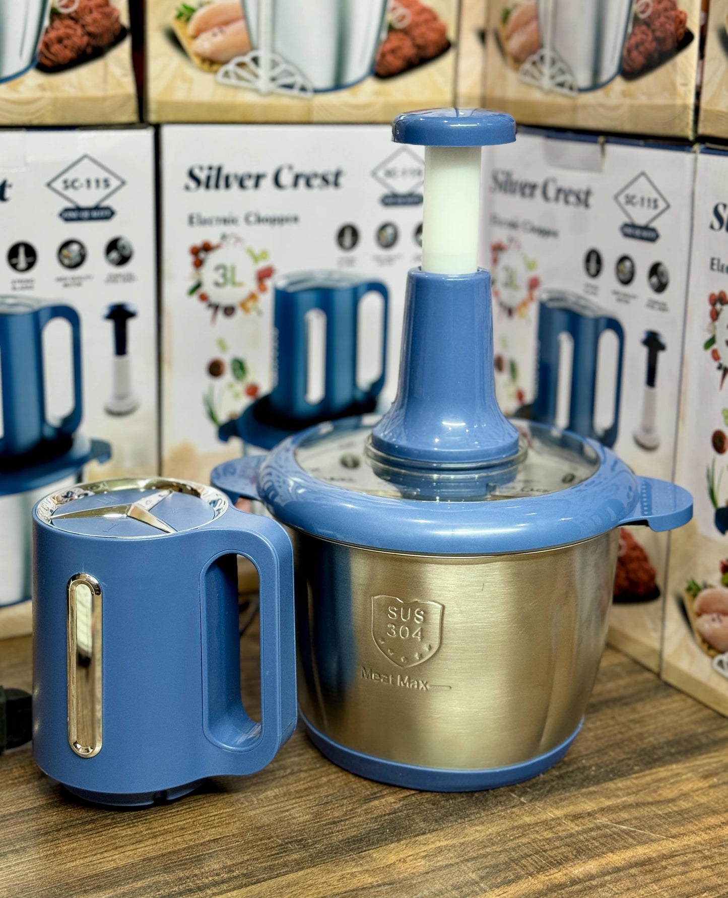 Silver Crest 2 in 1 Electric Chopper - Heavy Duty - 3 Liter