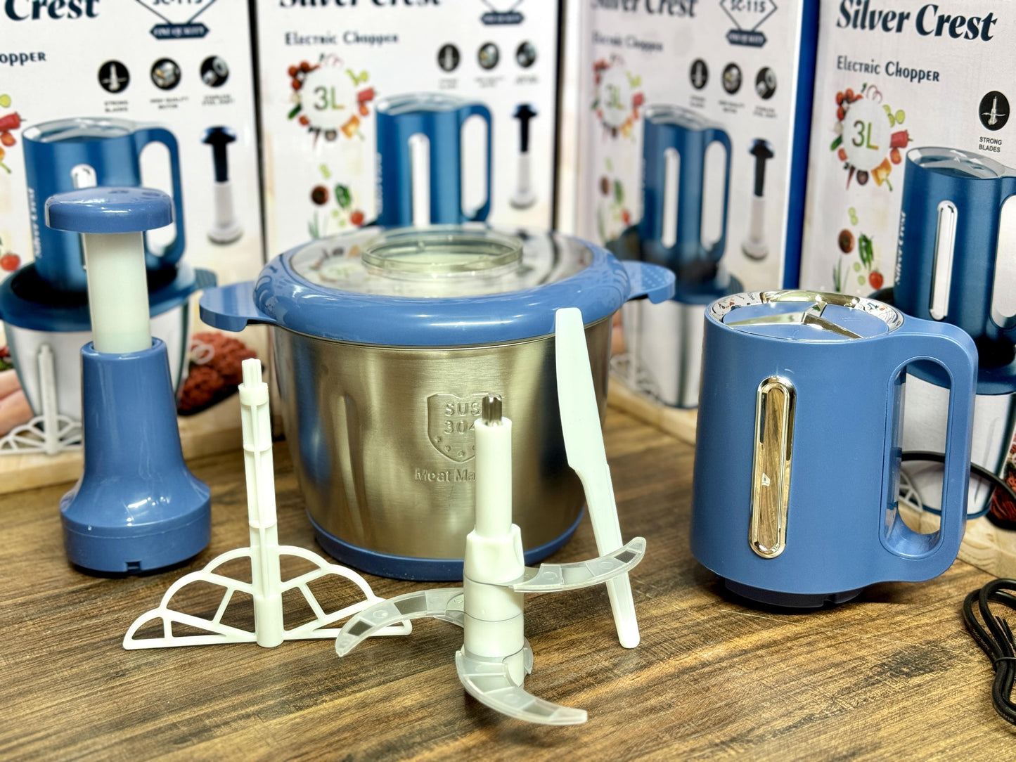 Silver Crest 2 in 1 Electric Chopper - Heavy Duty - 3 Liter