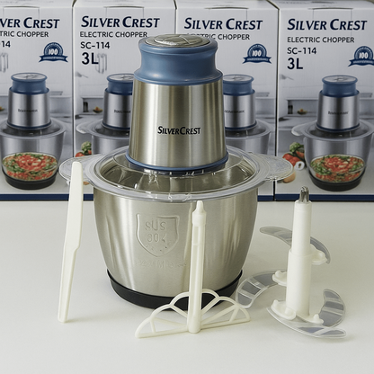 Silver Crest 3L Electric Meat & Vegetable Chopper