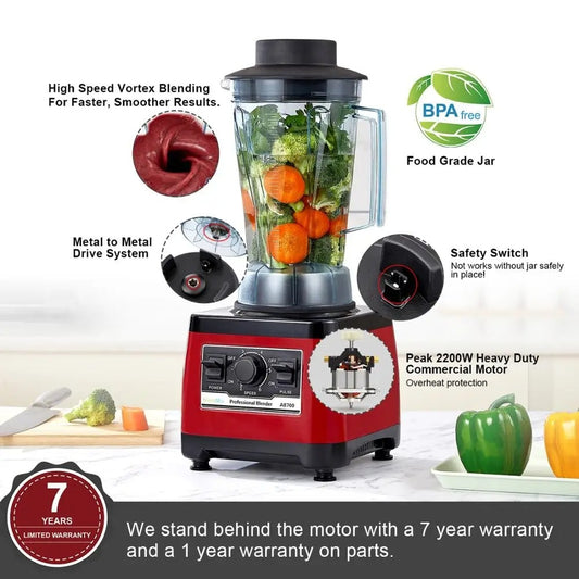 2 in 1 Silver Crest - Heavy Duty Blender - 3 Liter - Orignal 4500 Watts