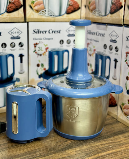 Silver Crest 2 in 1 Electric Chopper - Heavy Duty - 3 Liter