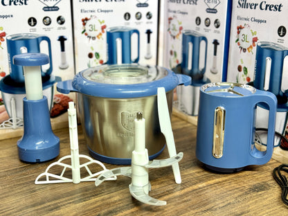 Silver Crest 2 in 1 Electric Chopper - Heavy Duty - 3 Liter