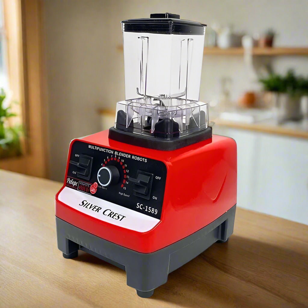 2 in 1 Silver Crest - Heavy Duty Blender - 3 Liter - Orignal 4500 Watts