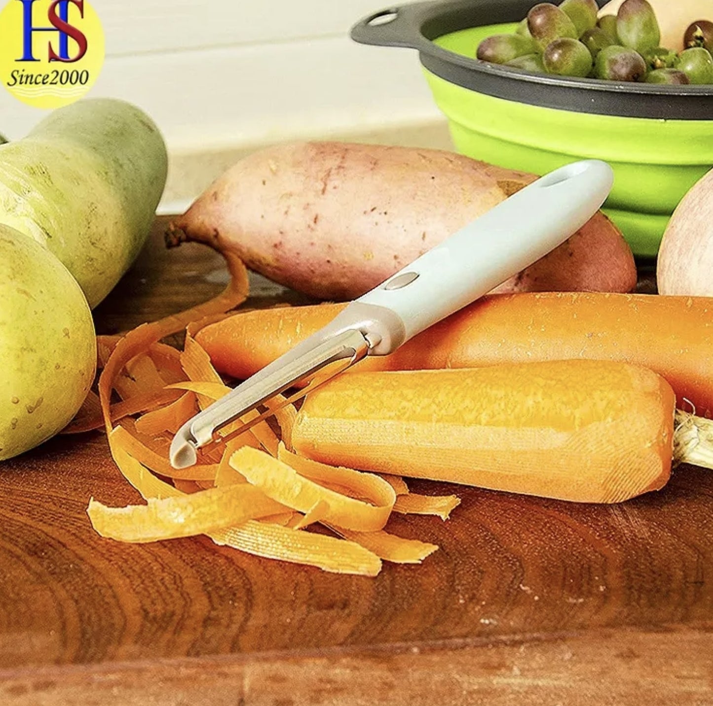 Stainless Steel Peeler - Side