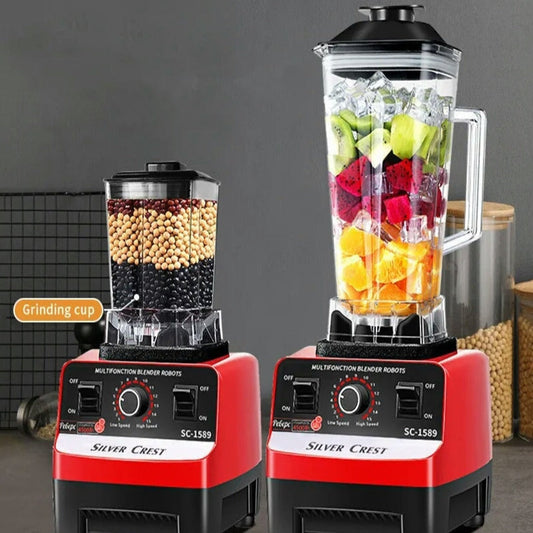 2 in 1 Silver Crest - Heavy Duty Blender - 3 Liter - Orignal 4500 Watts